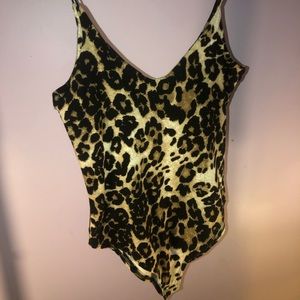 Cheetah print bodysuit